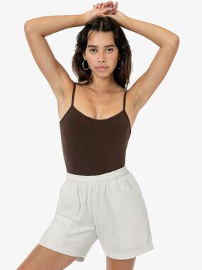 Los Angeles Apparel Thick Fleece Shorts Cream